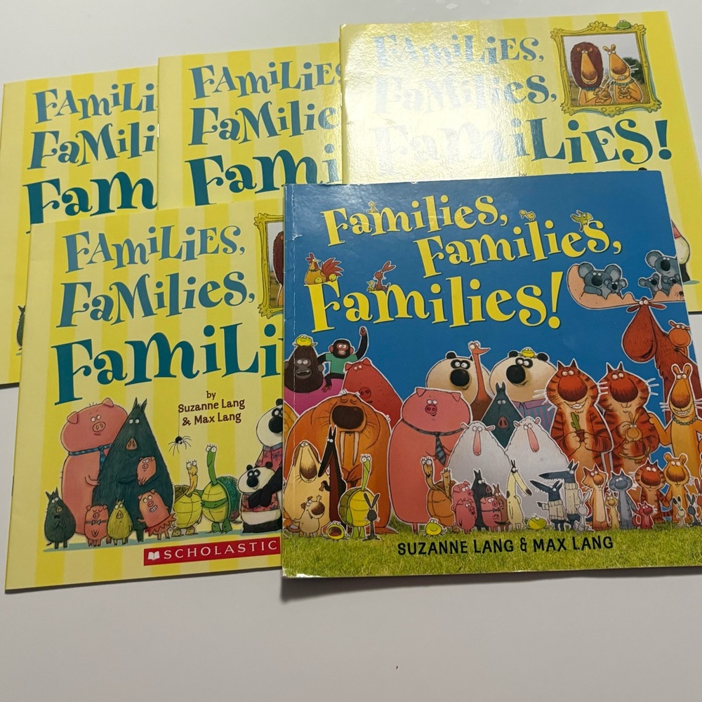 Families, Families, Families! Children's Book Set of 5